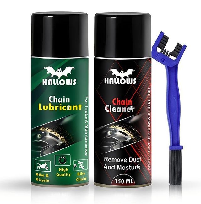 Bike Chain Cleaner Lubricant and Brush